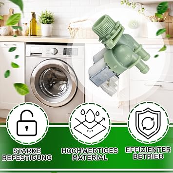 Solenoid Valve Washing Machine 2-Way 180° Diameter 10.5 mm 41018989 for Candy 5 years - ONIX TECH