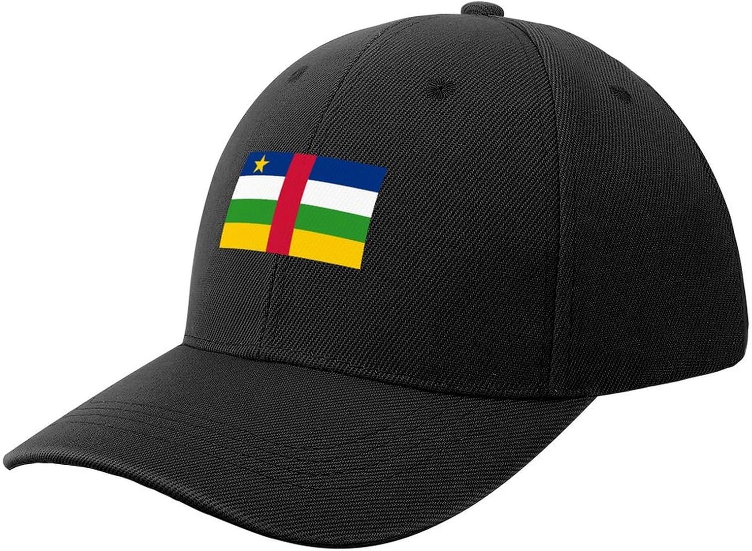Boys Girls Central African Republic Flag Baseball Cap, Adjustable Snapback Sun Protection Trucker Hats Outdoor Travel