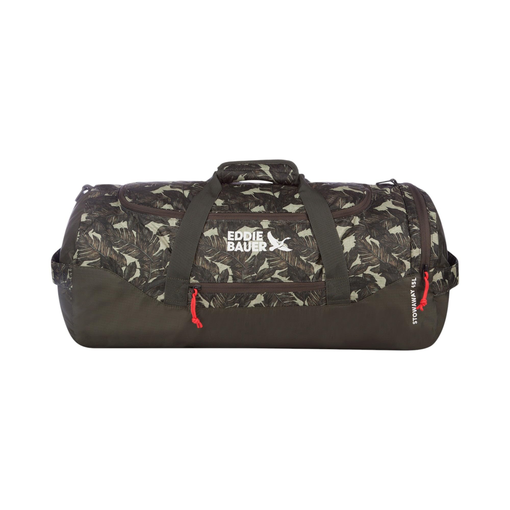 Eddie Bauer Stowaway Packable Duffel Bag | Travel | Foldable | Lightweight | Durable | Ripstop Polyester