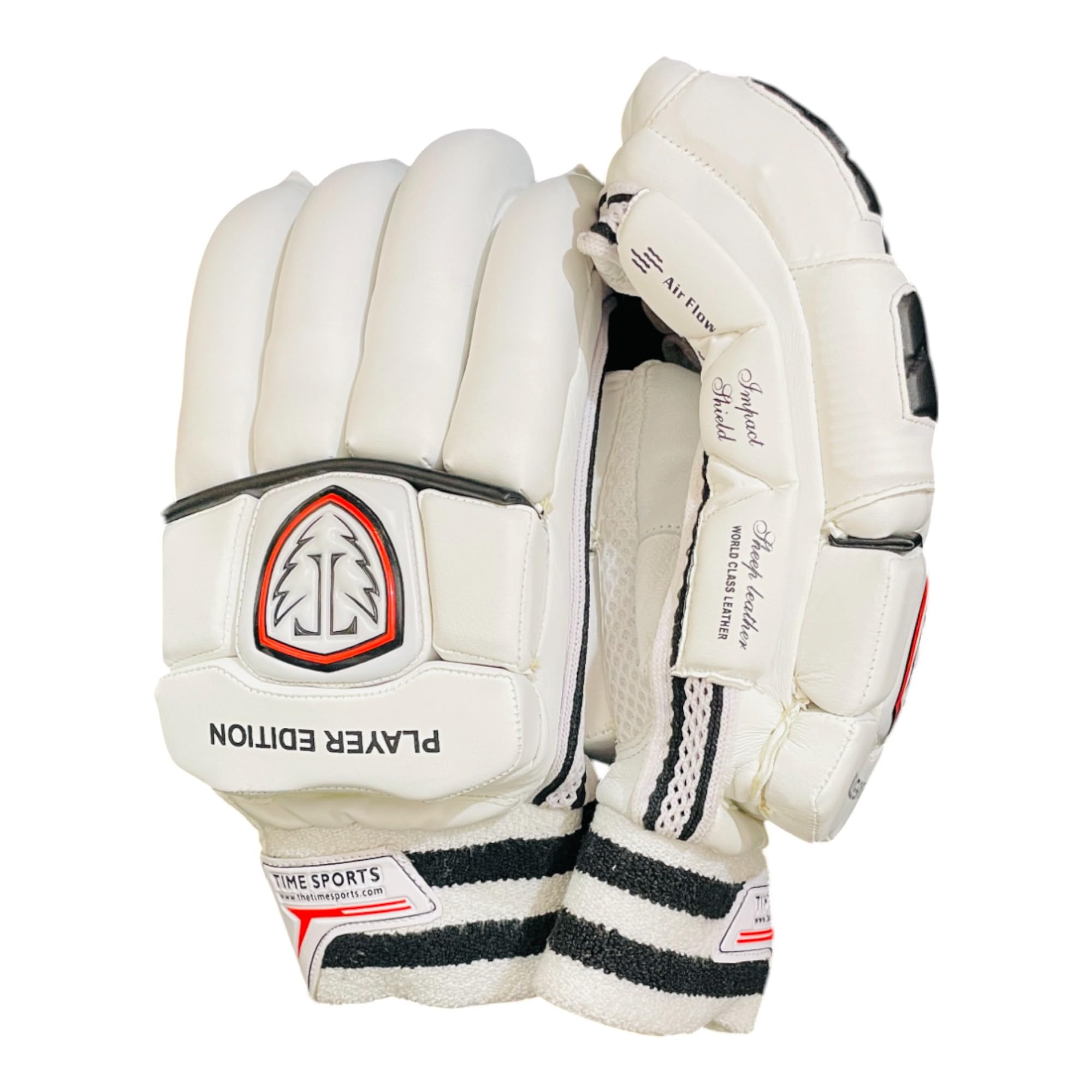 Time Sports Player Edition Sausage Batting Gloves for Youth, Right Hand, Lovlorn (White)-picture-15
