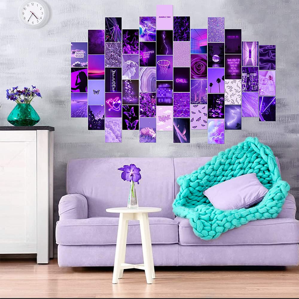 KQDRAVINE Set di poster decorativi da parete, 50 pezzi, per camera da letto, collezione di foto