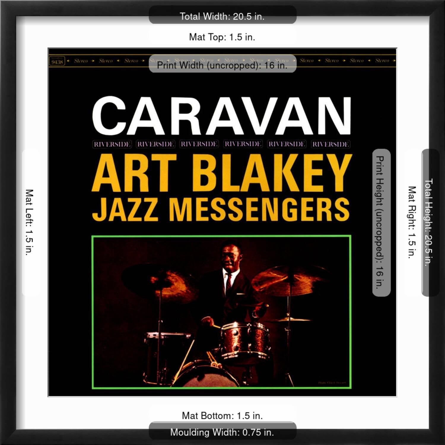 Amazon.com: ART.COM Wall Art Print Art Blakey & The Jazz