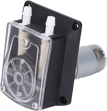 G1016B DC12V Peristaltic Pump, 1500ml/min High Flowing Food Grade BPT Tube Corrosive-Resistant, Quiet DC Gear Motor for Dishwasher, Ink Printing, Car Wash, Lab