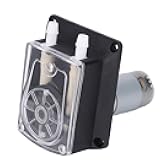 Micro Peristaltic Pump, DC12V 1500ml min Liquid Metering Pump with 18W Power and 1000 Hours Tube Life, for Washing Machine, Dishwasher, Printing Equipment, Car Washing Machine