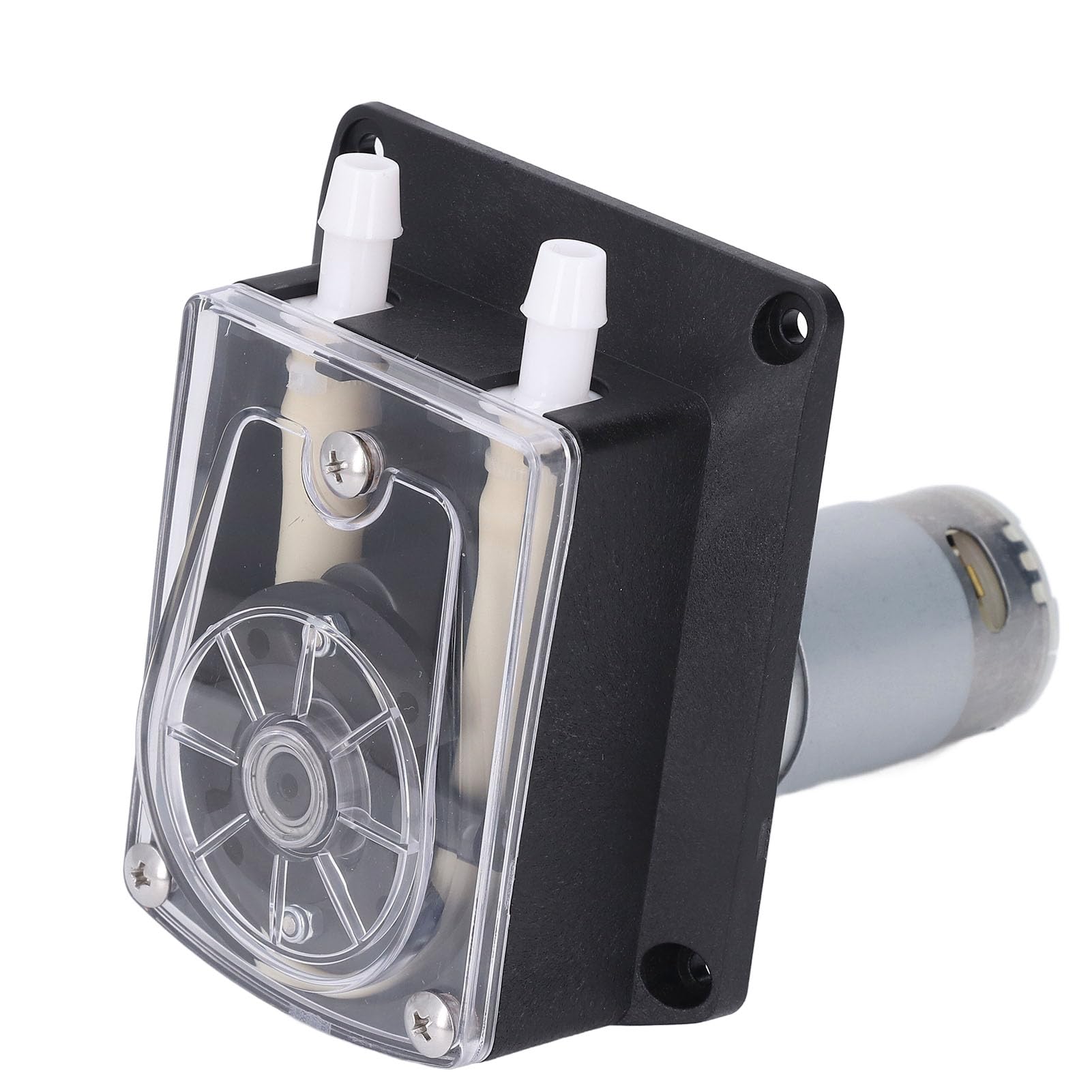 Pompa Perystaltyczna DC12V Mikropompa Perystaltyczna 1500ml Min Podwójna Głowica PHARMED Rura BPT 18W Cicha Pompa Dozująca Ciecz o Stałym Przepływie do Laboratoryjnego Pobierania Próbek