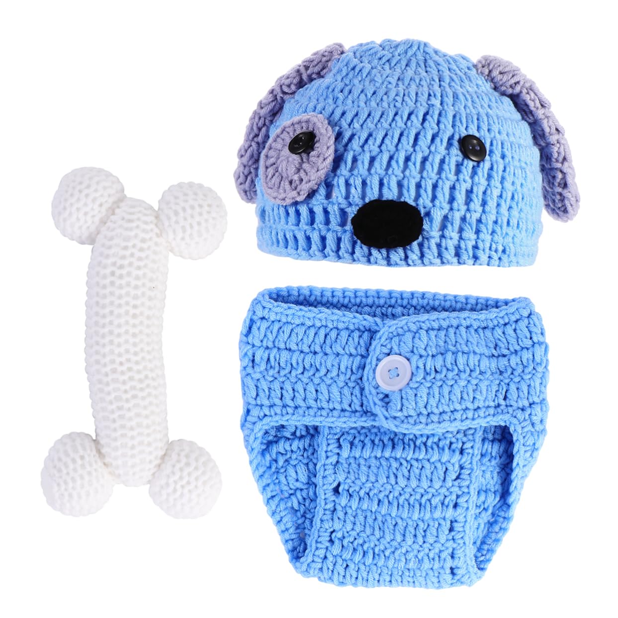 UKCOCO Ropa De De Cachorro Para Bebés De Accesorios De Fotografía De Con Sombrero Pantalones Cortos Y