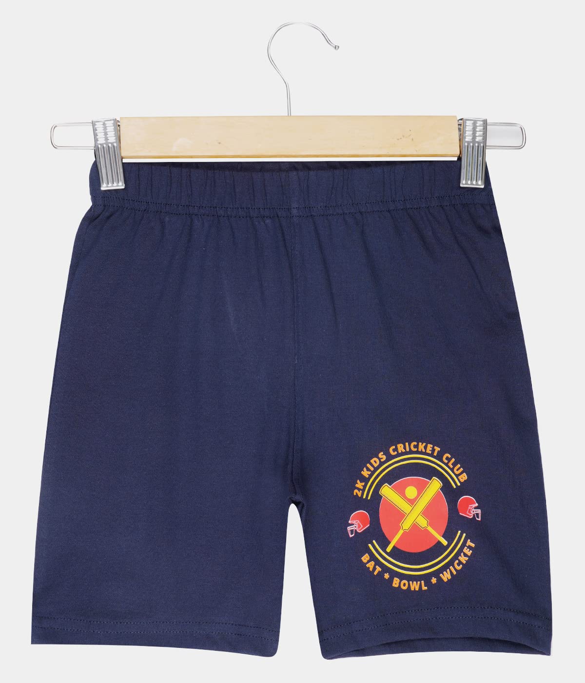 2K Kids Boys Regular Fit Without Pocket Cotton Shorts - Pack of 2 - Image 3 thumbnail