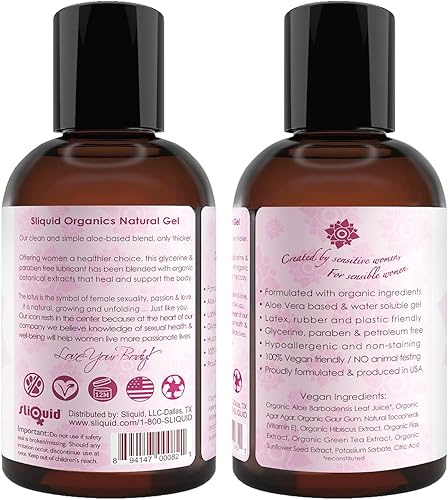 Miniatura 4 de Sliquid Lubricante de calentamiento natural Organics - 4.2 fl oz