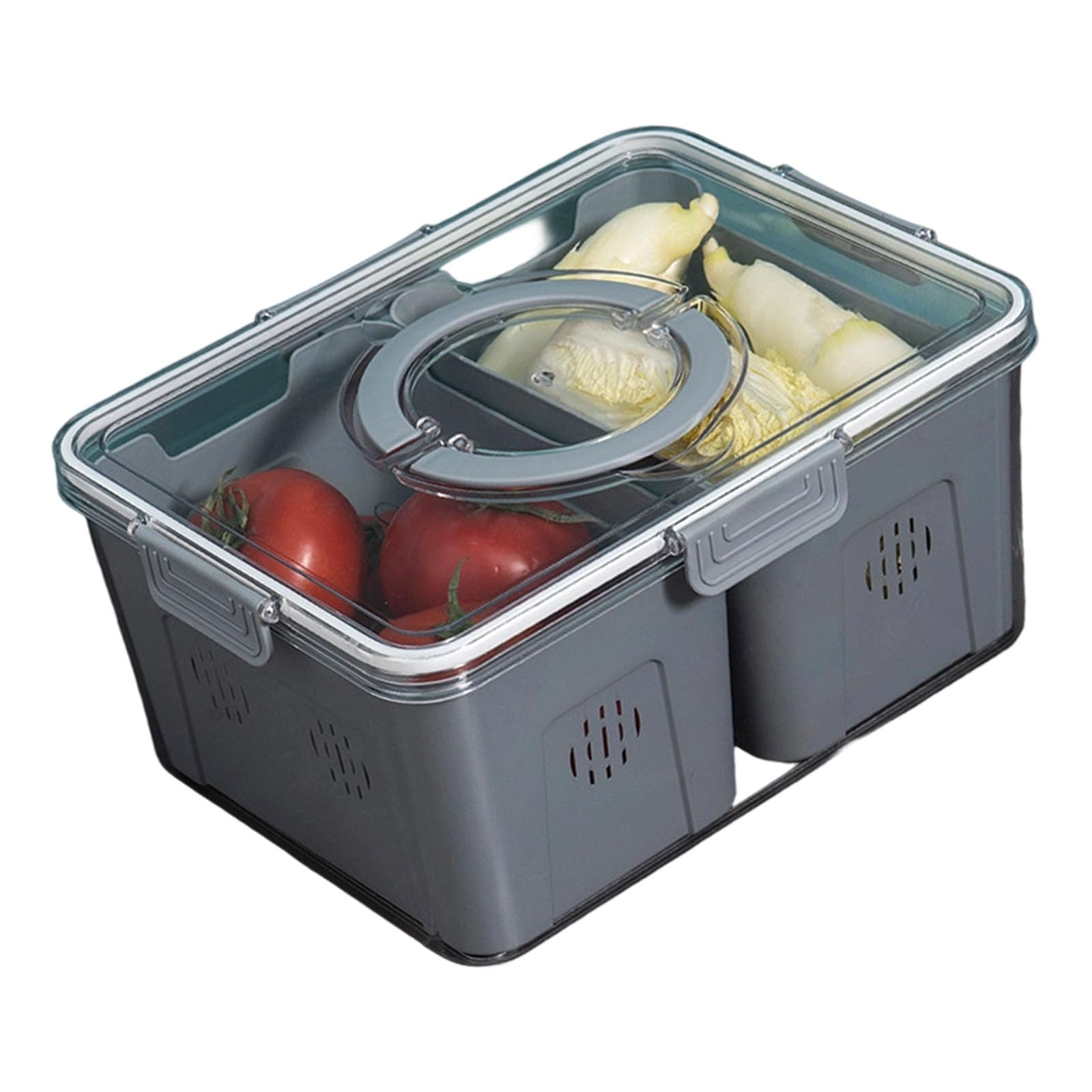 Tsophreniq Easy Maintenances Divided Food Storage Box PET PP Construction for Various Culinary Needs Clear Storage Box