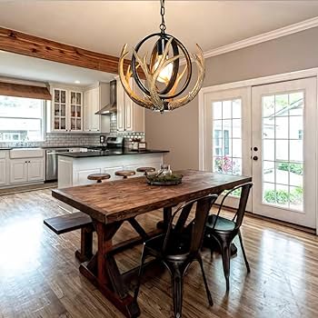 DOPPELGANGER　BELLAIR Debemenes Rustic Antler Chandelier, 14