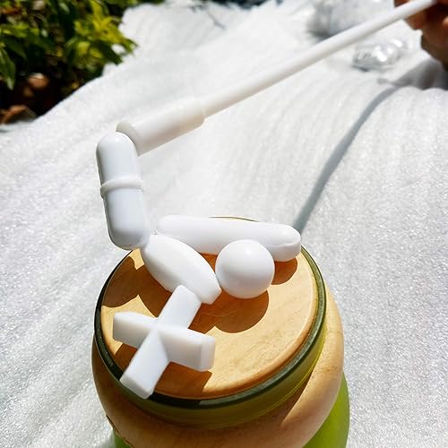 Miniatura 6 de Agitador magnético, barra agitadora mezcladora 6 formas + recuperador magnético