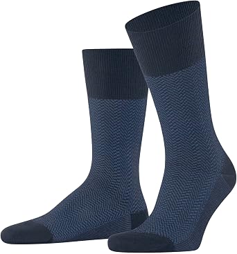 FALKE Mens Airport Herringstripe Socks, 1 Pair
