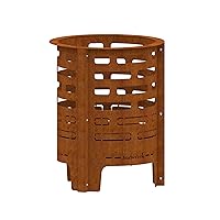 Barbecook cesto per il fuoco Jules con cassetto per la cenere in acciaio corten pre