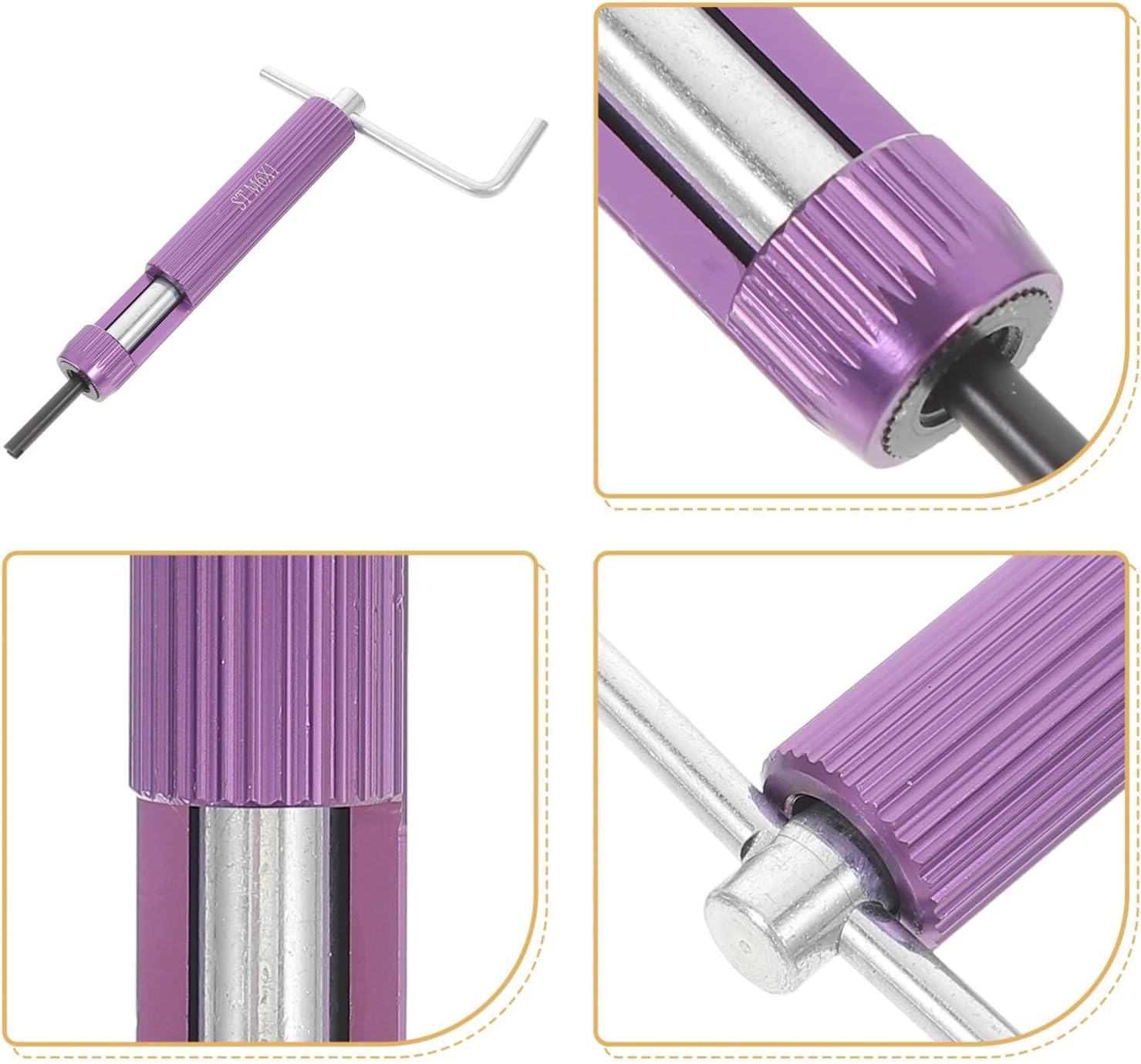 Repair Tool Kit Compact Thread Insert Installation Tool for Car Maintenance Wrench for Easy Installation Lightweight Design for Accessibility