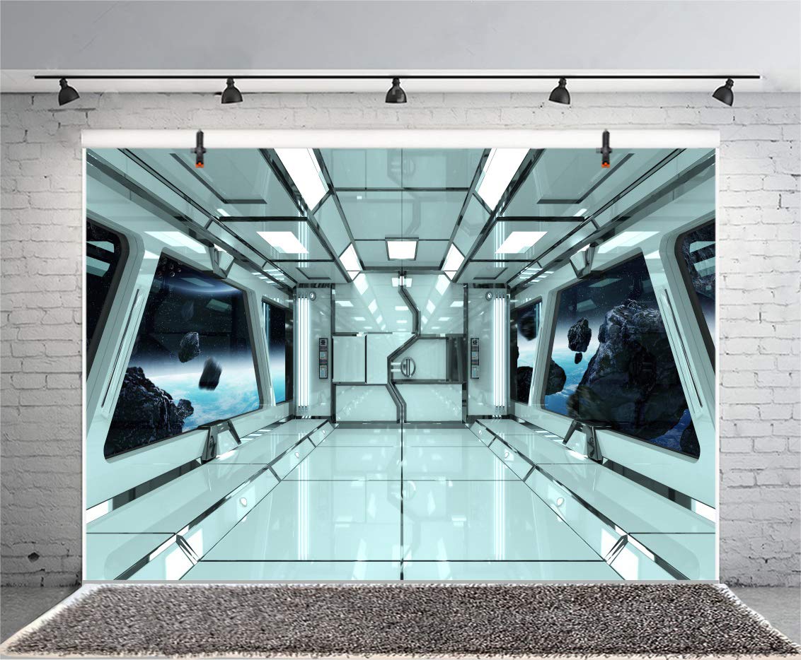 Amazon | Yeele 10x8フィート スペースシップ 背景 宇宙船 宇宙駅