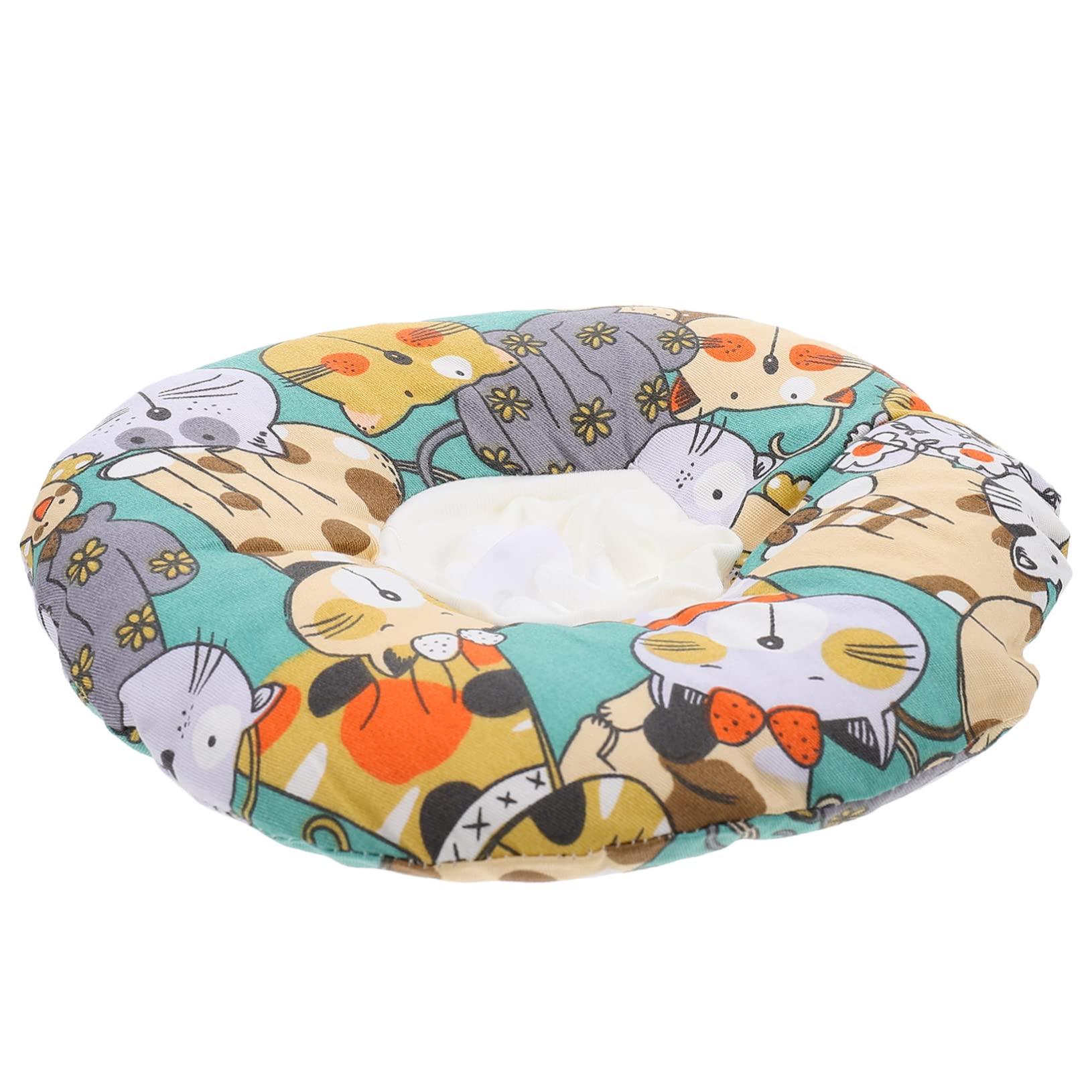 SUPVOX 3 Piezas Collar De Mascota Collar De Gatito Collares De Cono De Gato Collares Ajustables De Recuperación De Mascotas Collar De Gato Decorativo Cachorro Circulo De Cuello Algodón