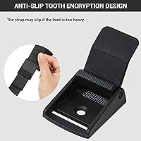 Vista 3 de Juego de correas de nailon de 1 pulgada, 11 yardas, ajustable de 1 pulgada + 10 hebillas de liberación rápida + 20 deslizadores Tri-Glide + 5