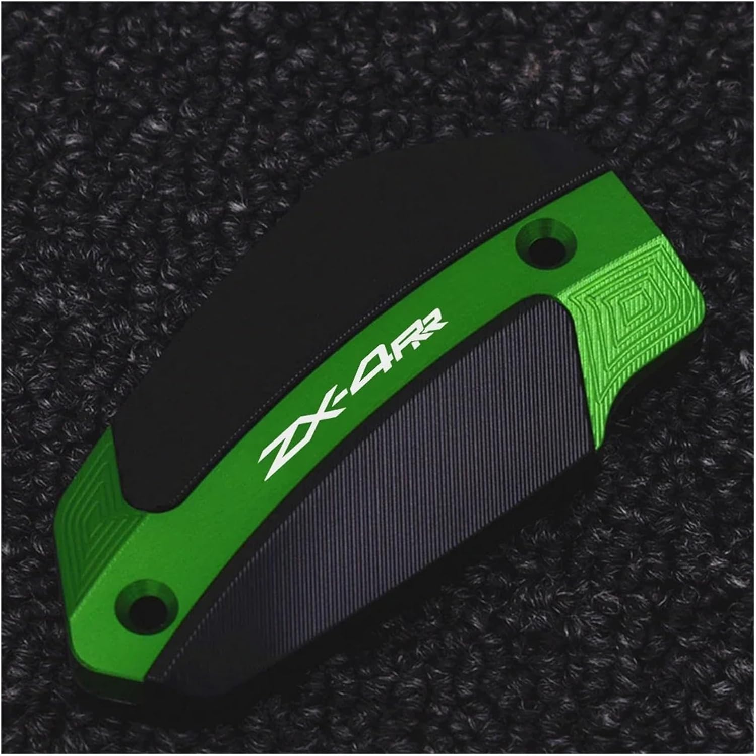 Compatible with Kawasaki Ninja ZX-4R ZX-4RR ZX4R ZX4RR Motorcycle Accessorie Rear Front Brake Fluid Reservoir Cap Oil Filler Cap Plug Cover(A Set-Black)