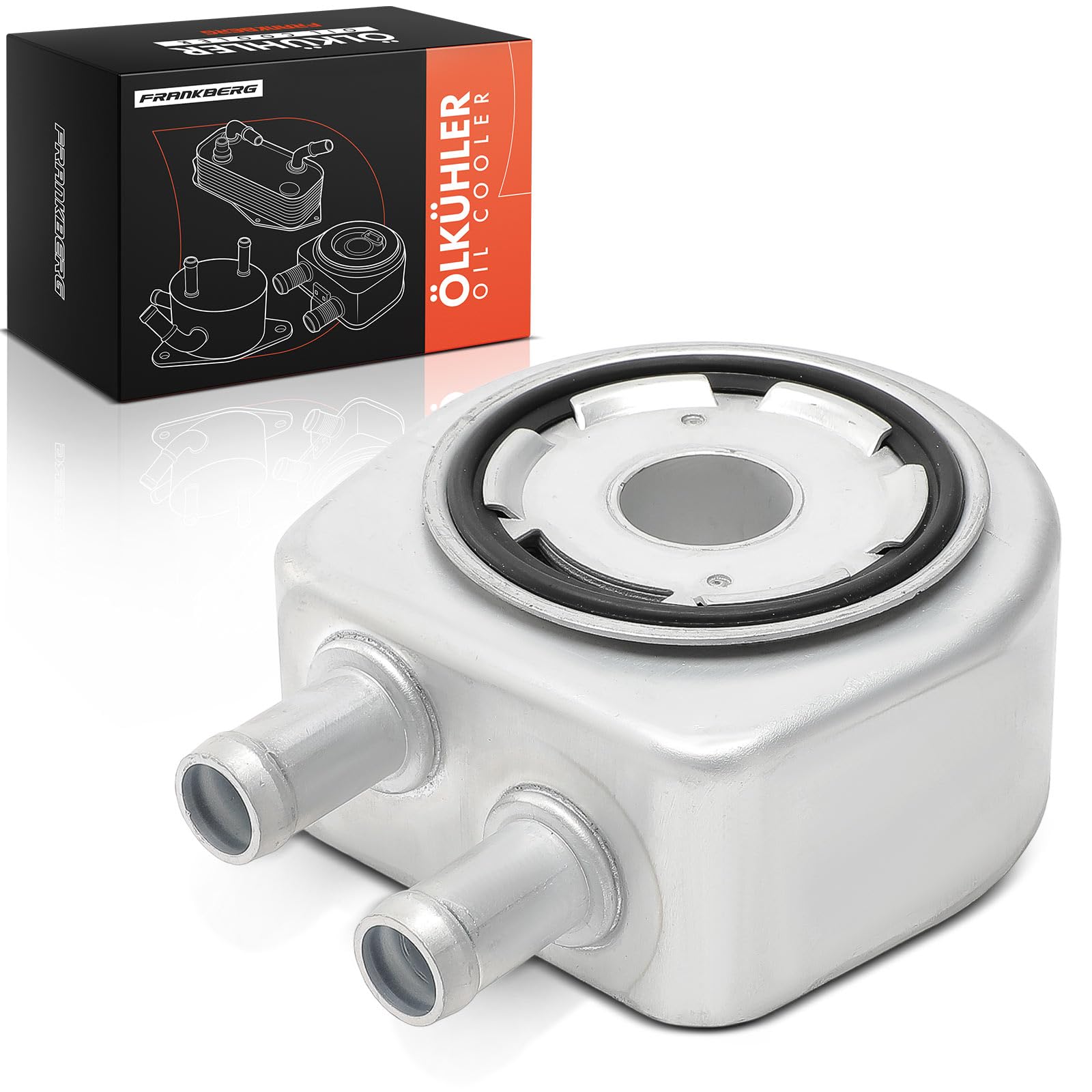 Frankberg Huile moteur du refroidisseur d'huile 8200806731 | Compatible avec: Grand Scénic III JZ0/1, M.e.g.a.n.e I Coach DA0/1, M.e.g.a.n.e CC EZ0/1, S40 I 644, Scénic II JM0/1