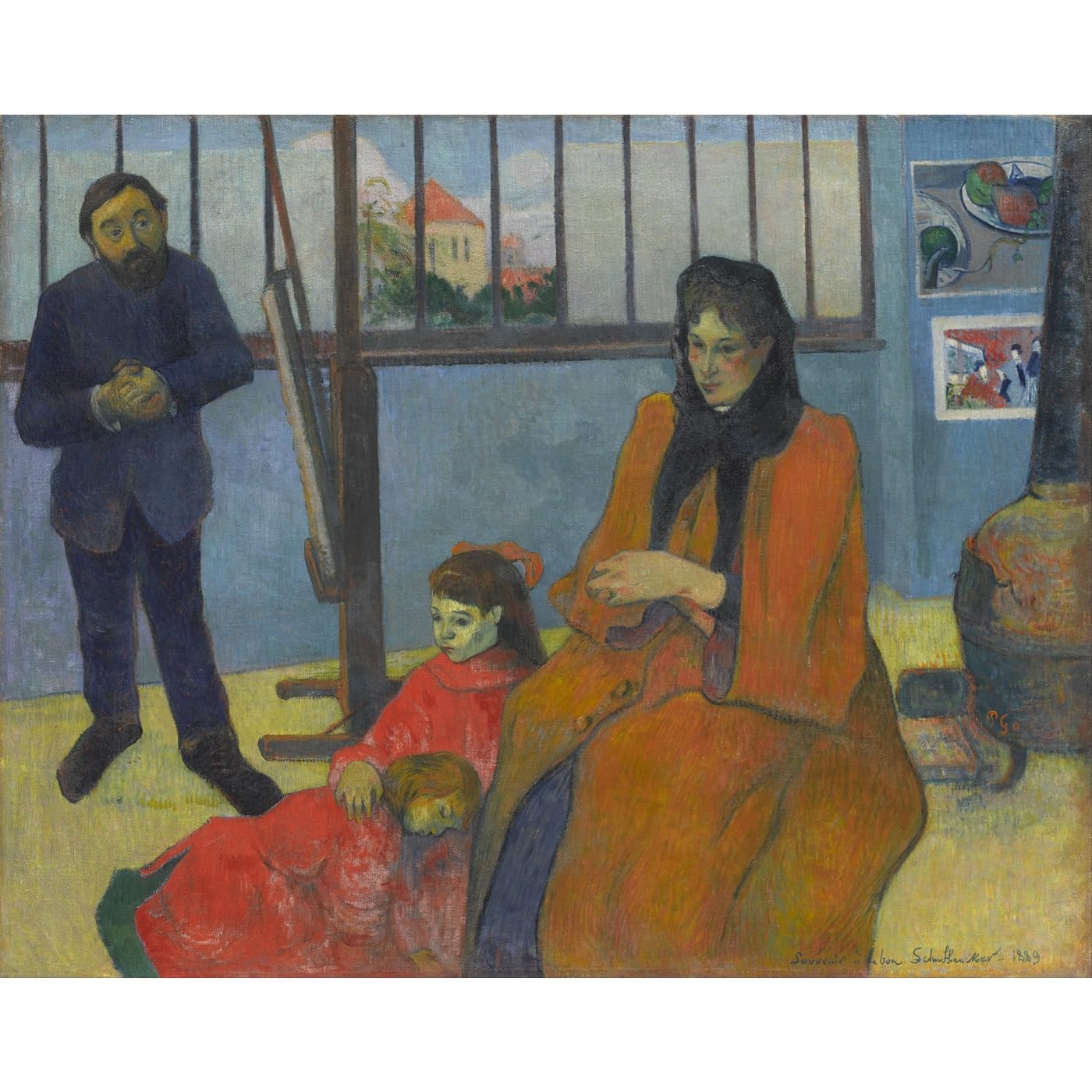 Gauguin Schuffeneckers Studio grand tableau décoration murale moderne - 2