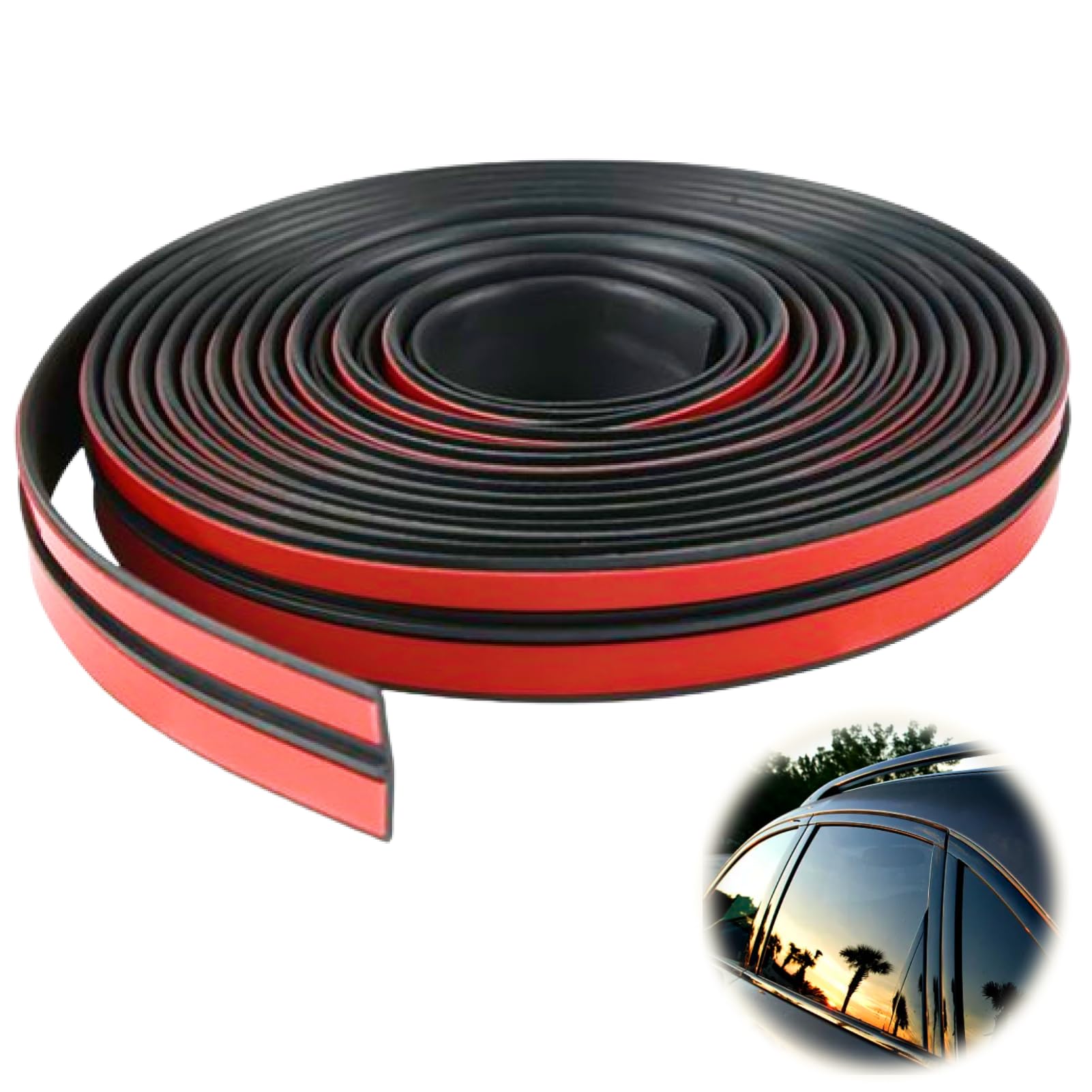 Hugwish windschutzscheibe gummidichtung 4m*19mm, windschutzscheiben dichtung für Windschutzscheibe, Oberlichter