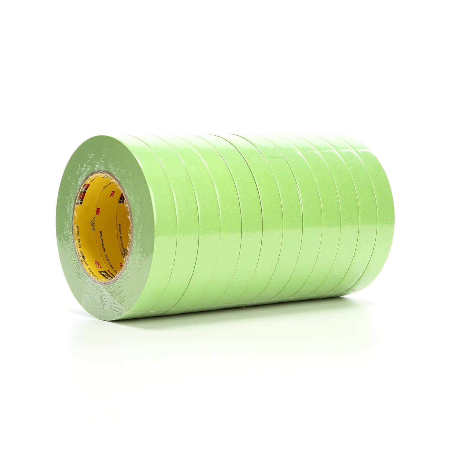 3M Scotch Performance Masking Tape 233+, 26334, Green, 18 mm x 55 mm, Flexible, Moisture Resistant, Premium Paper Backing, 48 Rolls