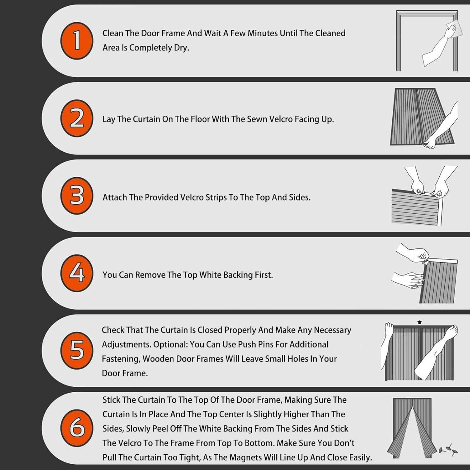 Door Curtain, Screen Mesh Curtain with Powerful Magnets and Full Frame Magic Tape