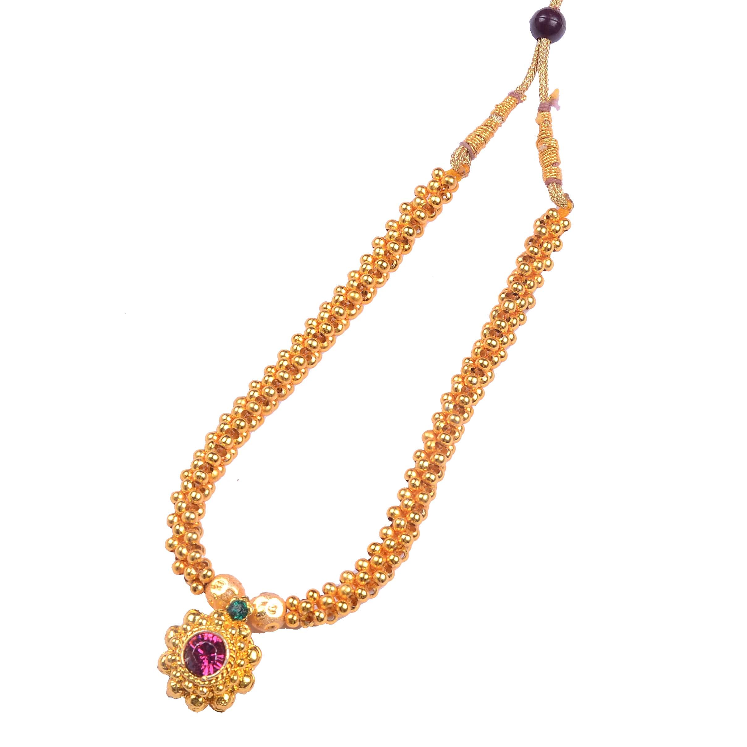 Swaroop DesignerMaharashtrian Kolhapuri Traditional Neclace Marathi Temple Thushi