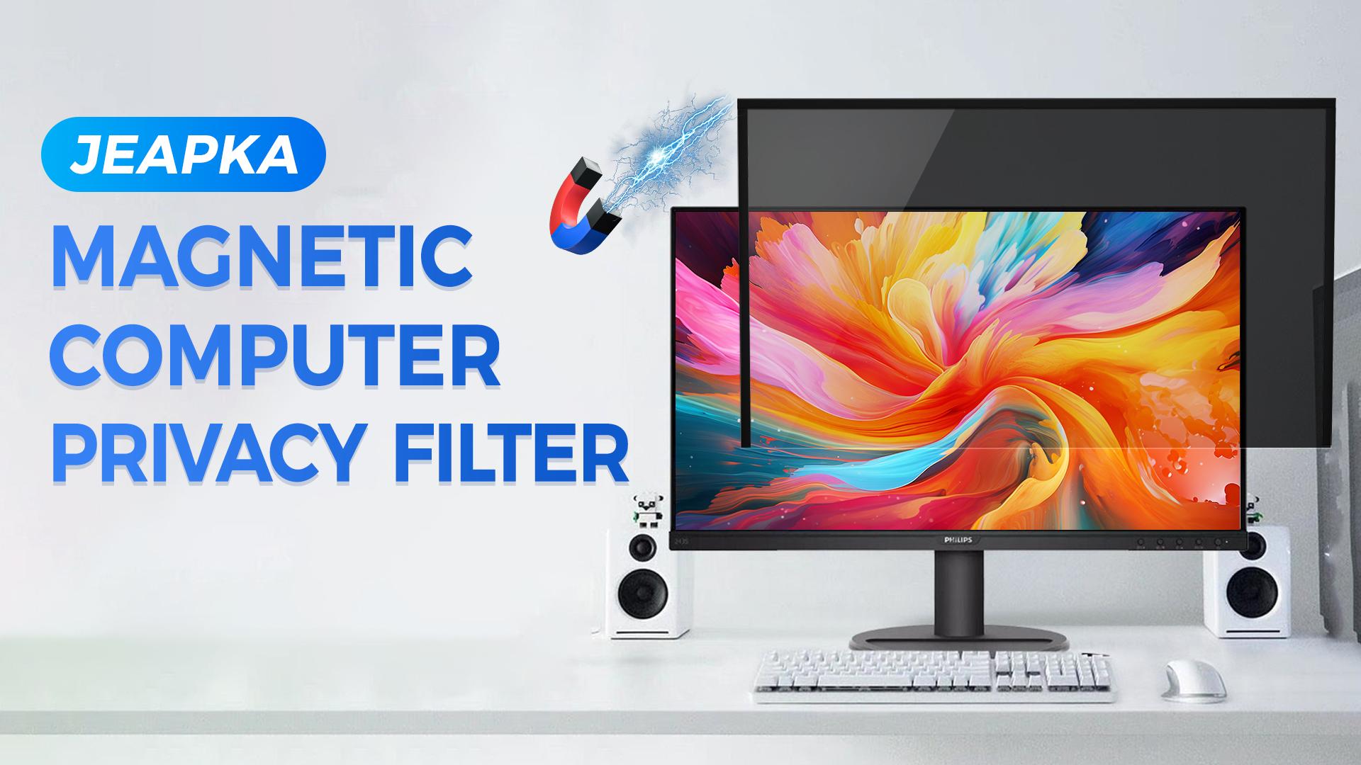 Amazon.com: JEAPKA Magnetic 24 Inch privacy screen for computer