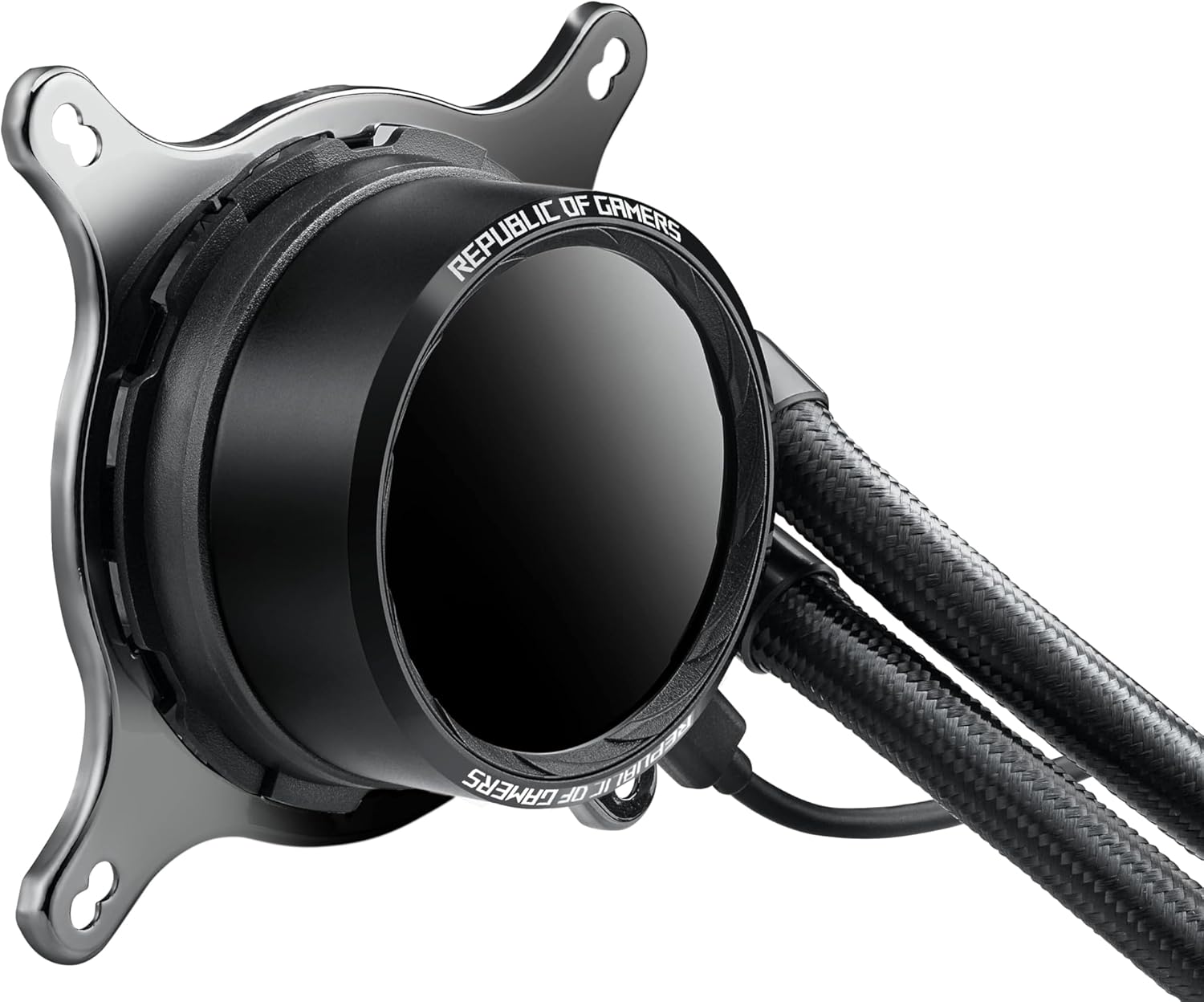 Asus ROG Ryuo 120 CPU Cooler with OLED Display and Aura Sync - Black