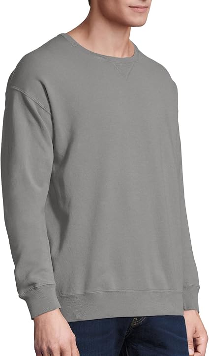 Hanes Originals Fleece, Garment Dyed Pullover, Crewneck Sweatshirts for Men - Image 3