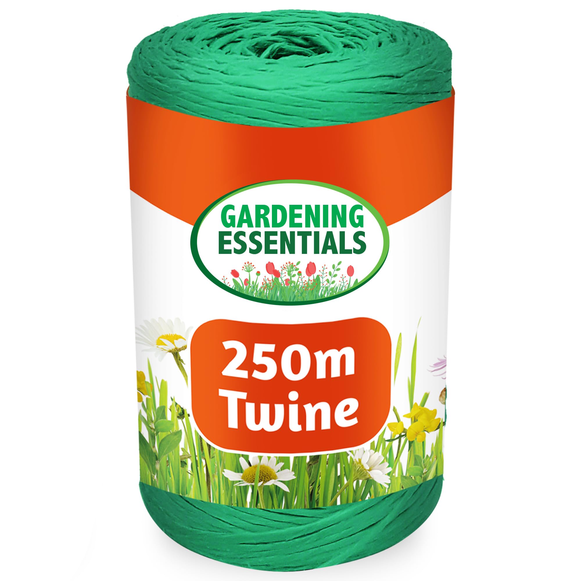 Sol Green 250M Garden Twine, Durable Polypropylene Garden Ties For Climbing Plants, Weather‑Resistant Cable Ties, Durable Garden String For Home & Landscape Use, Plant Ties For Outdoor Plants