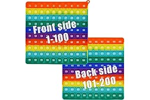 Double Side 1*100 Pop It Chart: Row Counting & Learning