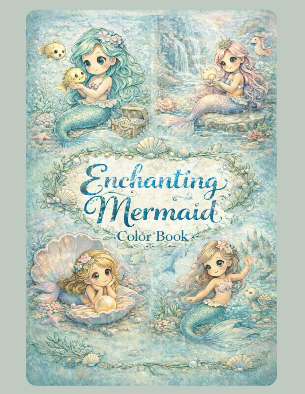 Enchanting Mermaid Color Book: For Kids And Adults