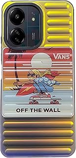 جراب خلفي عاكس لموبايل شاومي ريدمي 13C - بوكو C65 غطاء حماية من السيليكون والبولي يوريثين الحراري مقاوم للصدمات ومقاوم مطبوع خماسي الابعاد بحر .