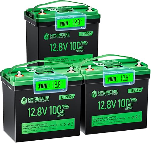 Miniatura 23 de Batería de litio LiFePO4 de 12 V y 100 Ah para motor de arrastre mini, con BMS de 120 A incorporado y protección contra bajas temperaturas, batería