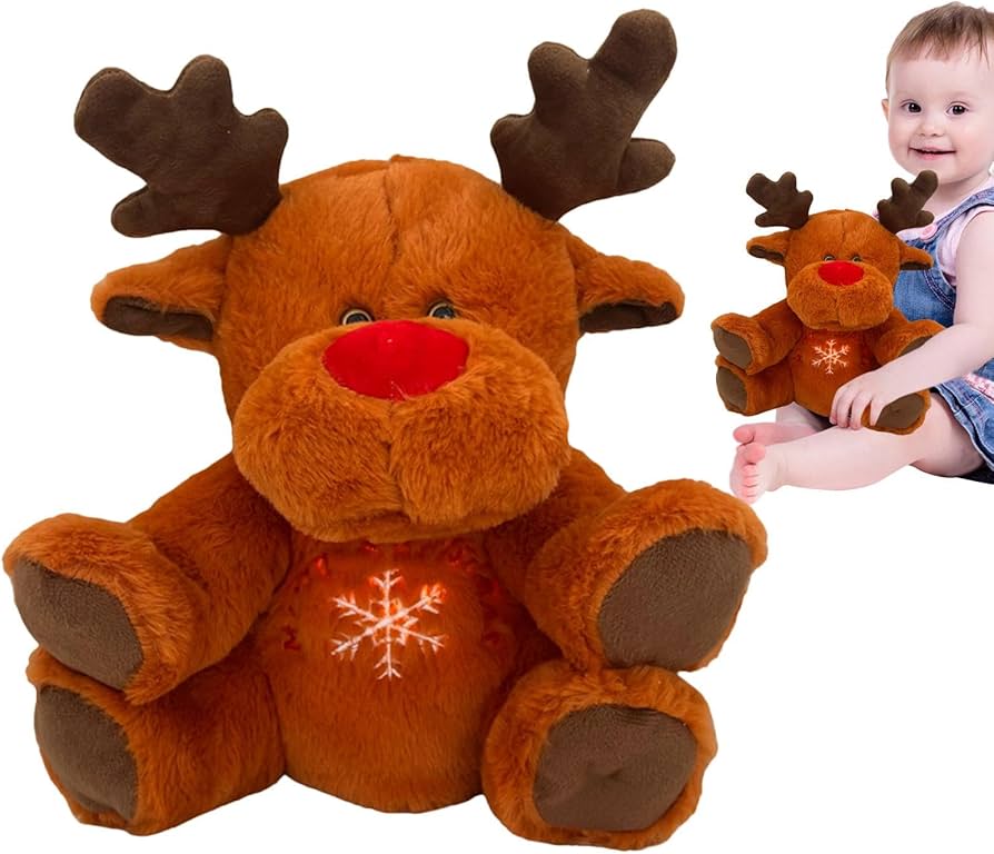 Amazon.co.jp: ヘラジカのぬいぐるみ、クリスマスのトナカイの