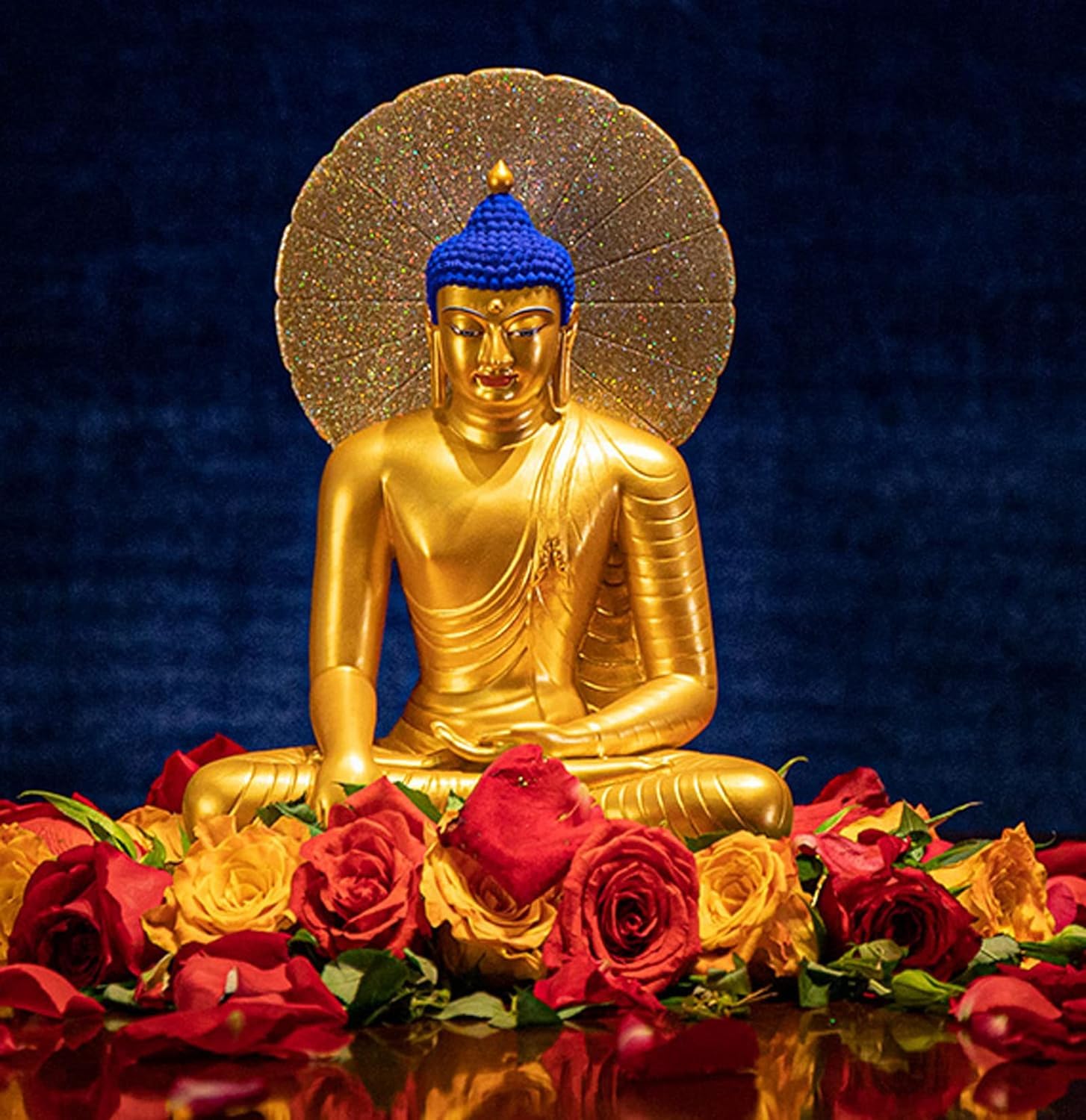 Statua del Buddha Seduto Shakyani per la Decorazione della casa, Statuetta da Collezione del Buddha della Meditazione Zen per la Decorazione della Stanza Spirituale, Decorazione dell'altare,