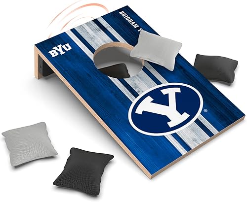 Vista 163 de SOAR Juego de Cornhole de mesa NCAA y altavoz Bluetooth