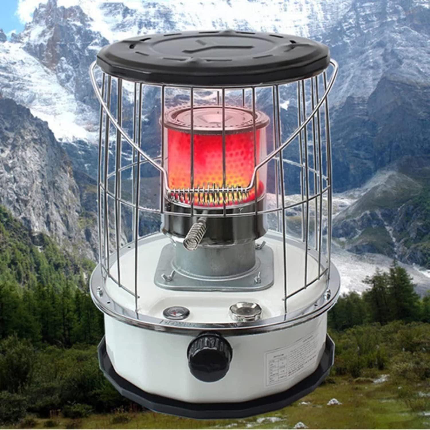 Kerosene Heater, Portable Camping Stove, 6L Kerosene Cooking Stove Mini Camping BBQ Picnic Heaters for Outdoor Cooking Picnic Cooker Camp Stoves Windproof Stove Outdoor Survival Camping Supplies