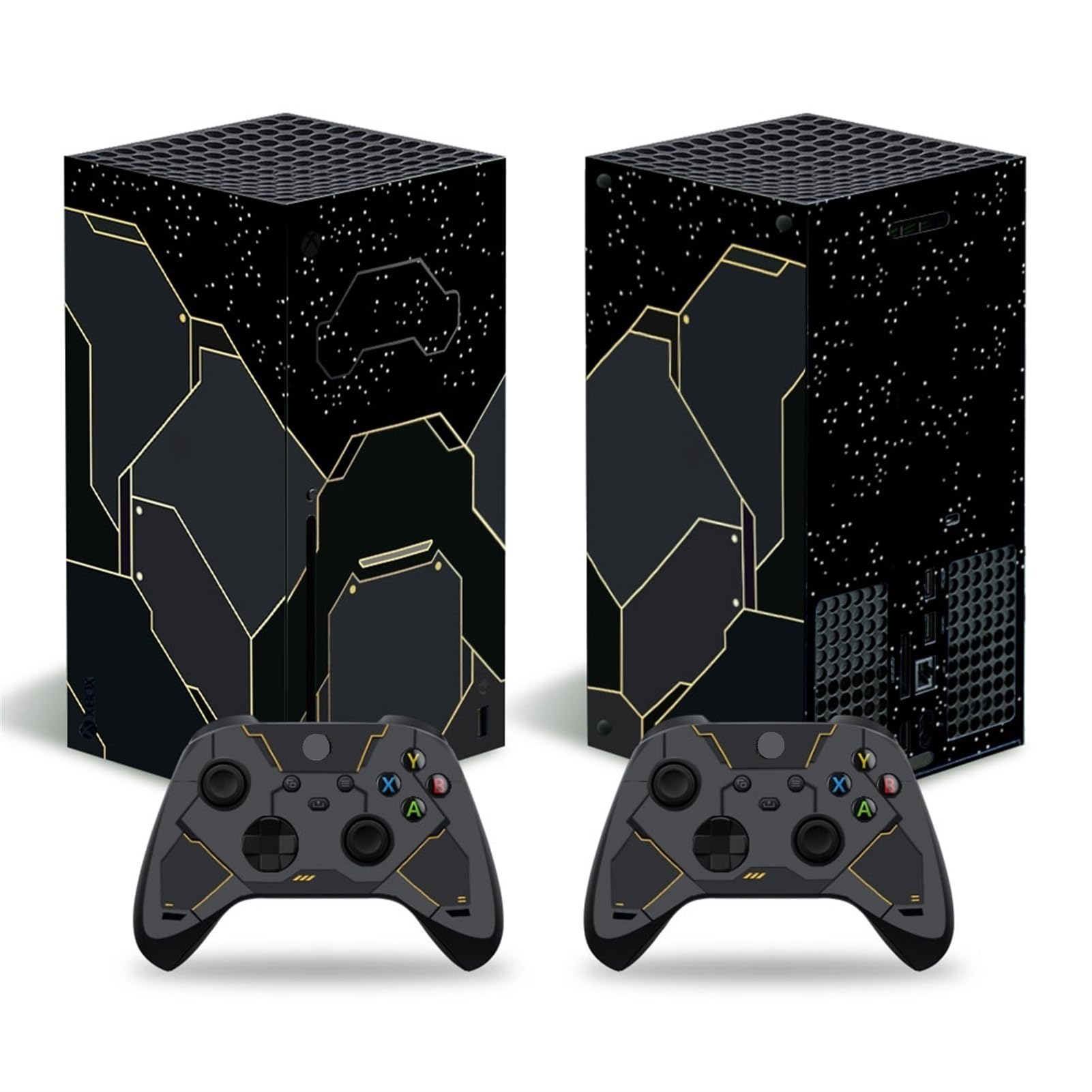 LEEWEE Cubierta Protectora Calcomanía Vinilo Consola para Xbox Series X Skins Wrap Sticker con Dos Calcomanías Controlador Inalámbrico Gratis(75864) Pegatina Envoltura (Color : 2)