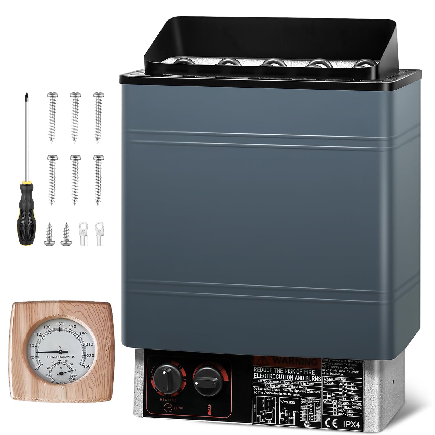 Electric Sauna Heater 220V 9KW,Dry with in Controller