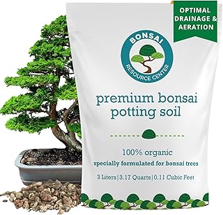 100% Organic Bonsai Soil – All-Natural, Well-Draining Potting Mix for ...