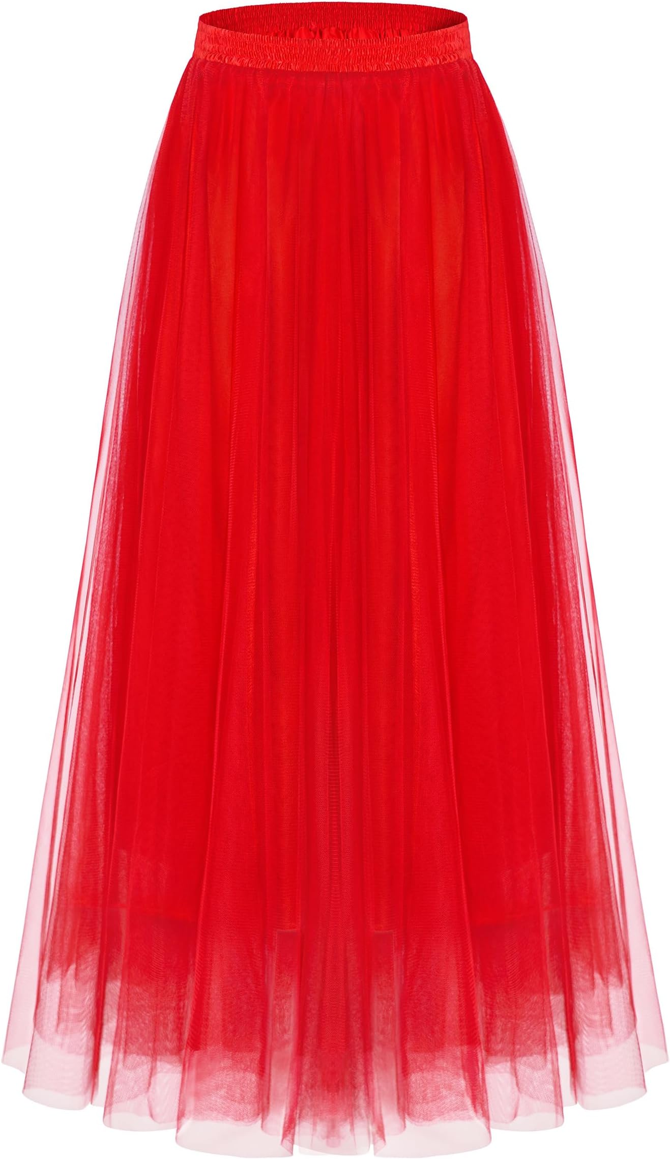 adidas red tulle skirt