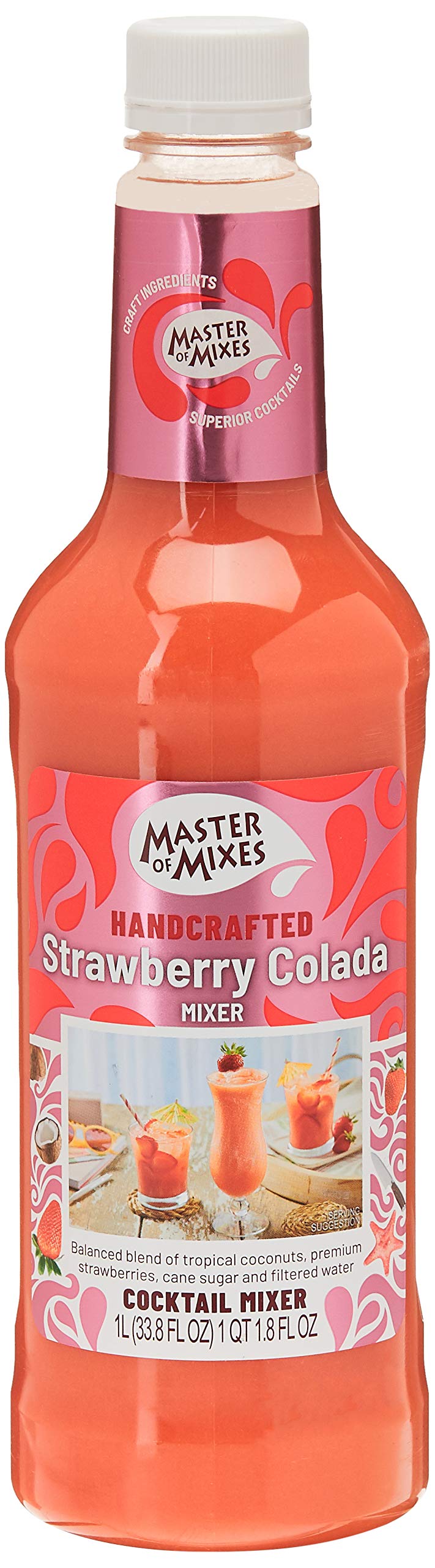 Master of Mixes Strawberry Colada, 1 Litre (Pack of 1)