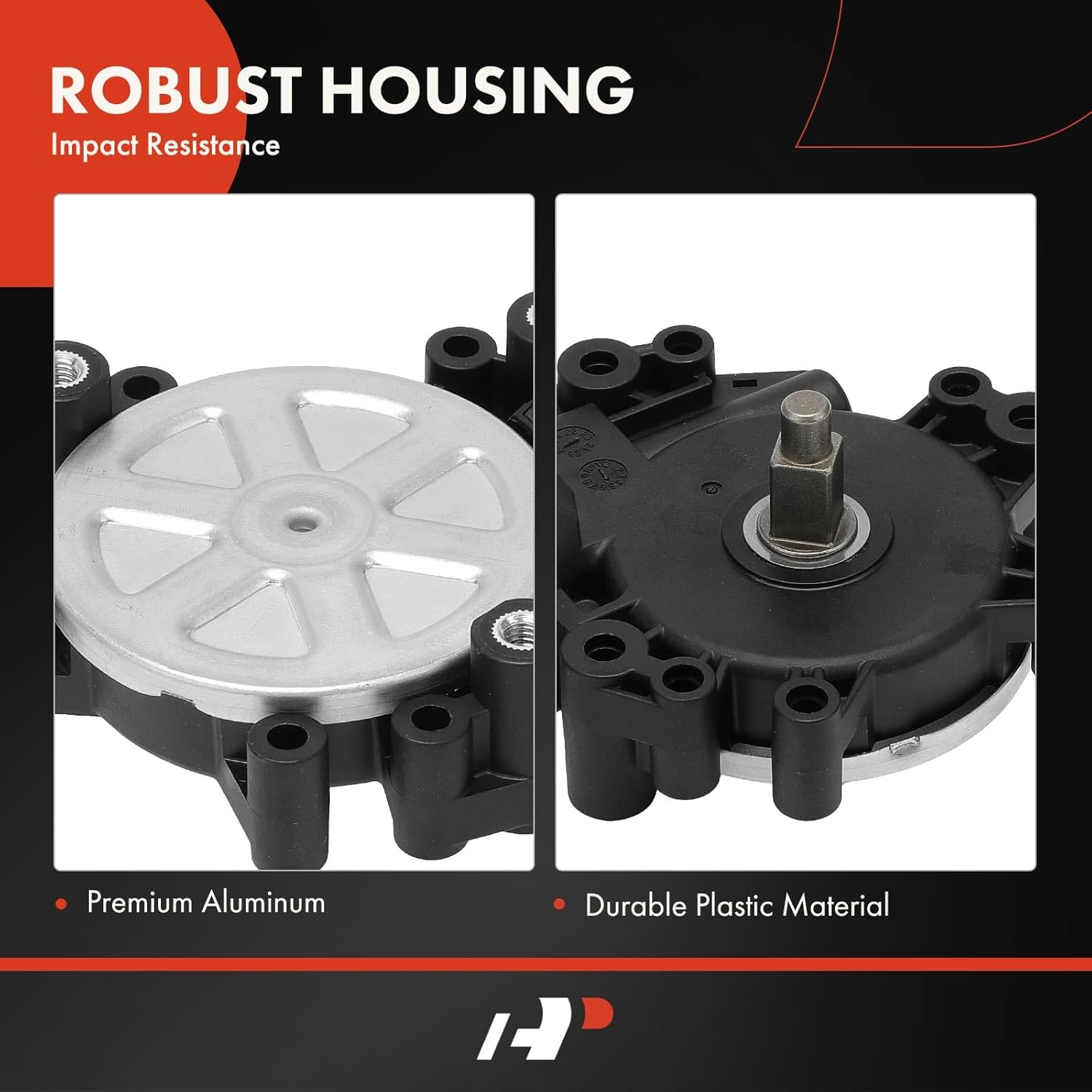 A-Premium Front Left Power Window Lift Motor Compatible with Nissan Armada 2005-2015, Titan 2004-2019 & Infiniti QX56 2004-2013, Driver Side, with Anti-Clip Function, Replace# 807317S000, 807319FJ0A