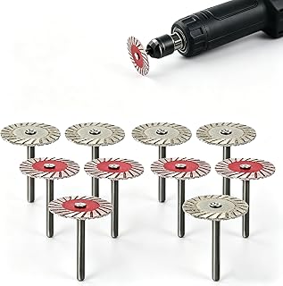 1.57" Diamond Saw Blades Set, 40mm Mini Rotary Tool Cutting Discs for Tile Granite Marble Sandstone Concrete, 10Pcs
