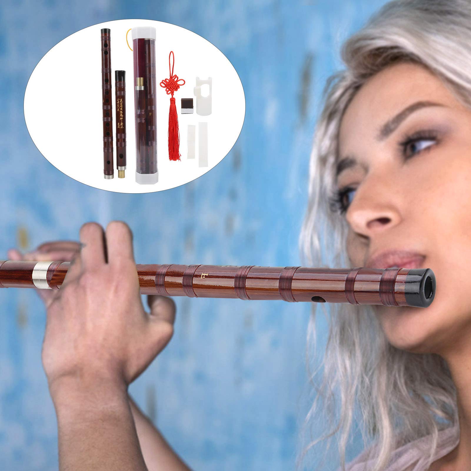 China Tradition Musical Instruments, Japanische Bambusflöte 5 Jahre Trocken Im Schatten Bitter Bamboo Flute Pipe