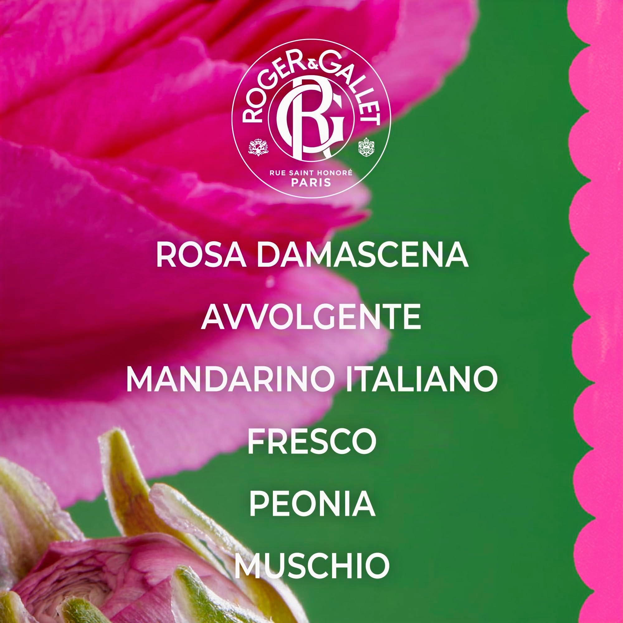 Roger & Gallet Profumo Solido Stick – Balsamo Profumato Senza Alcool per Donne, Profumo da Viaggio a Lunga Durata in Formato Tasca (Rosa | 5 g)