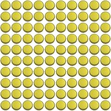 Crown Caps,Beer Bottle Caps,Pack of 100 Ideal for Home Brew,Quality Metal Bottle Caps,Long Lasting,Used with Bottle Capper/Hammer Capper for Beer Brewing